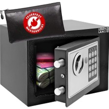 Lebenlang 5l Güvenlik Kasası, Kombinasyon Kilidi, Yangına Dayanıklı Belge Çantası, Acil Anahtar
