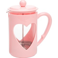 Paris Hilton Kalp Tasarımlı French Press 1 L, Cam, Paslanmaz Filtreli, Isıya Dayanıklı