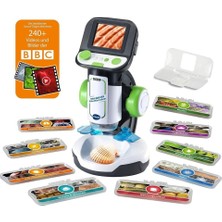 VTech Baby Interactive Video Mikroskop Ekran, Akıllı Slayt, Sesli Bilgiler, Fotoğraf ve Video Fonksiyon 7+ Yaş