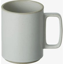 Hasami Porcelain 445 ml Büyük Gri Parlak Kupa Japon Tasarımı, Modüler Seramik