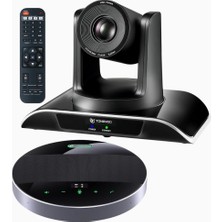 Tongveo Hepsi 1 Konferans Kamera Sistemi, 1080P 60FPS, 3x Zoom, Bluetooth Mikrofon