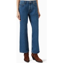 EB Denim Cropped Low-Rise Baggy Jeans - Sarı - Premium Denim Kumaş ile Modern Tarzınızı Yansıtın