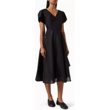 3.1 Phillip Lim Lale Kol Detaylı Pembe Elbise Asimetrik Zarafet ve Modern Form