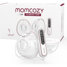 Momcozy V2 Eller Serbest Ultra Hafif Göğüs Pompası, 3 Mod, 9 Seviye