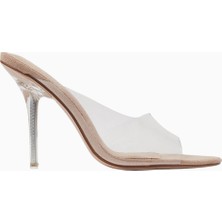 Femme La Barely There 100 Şeffaf Pvc Terlik, Minimalist ve Lüks Vegan Tasarım