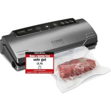 Caso VC10 Plus Vakum Makinesi 50 Torbalı 30 cm Kaynaklı Sous Vide Uyumlu Kompakt Cihaz