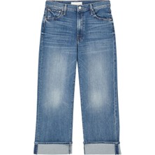 Mother Denim Şık ve Rahat Kısa Paça Kot Pantolon