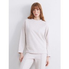 Lc Waikiki Yeni Sezon Bisiklet Yaka Kadın Sweatshirt