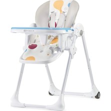 Kinderkraft Yummy Mama Sandalyesi, Katlanabilir, Ayarlanabilir, Çift Tepsili, Ergonomik (6 Ay - 3 Yaş)