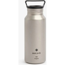 Snow Peak Ti Aurora Bottle 800, 100% Titanyum Su Şişesi, Ultra Hafif ve Dayanıklı, 27 Oz Kapasite