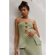 American Rag Cie Wataya Top - Strapless, Pamuklu, Şık Tasarım ve Maxi Etekle Tamamlayıcı