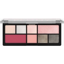 Catrice Catrıce The Soft Peony Far Paleti, 8 Renk, Pembe Tonları, Mat, Işıltılı, Simli, Vegan