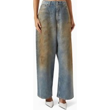 Acne Studios Mavi Super Baggy-Fit Jean - %100 Pamuk - Rahat ve Şık Tasarım