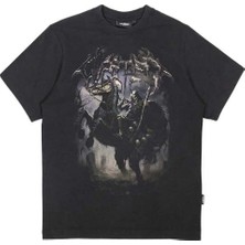 American Rag Cie %100 Pamuk Siyah Ashes T-Shirt - Rahat ve Şık Tasarım