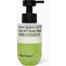 Hello Klean Blank Space Anti-Kp Duş Jeli 400ML, Pürüzsüzleştirici ve Nazik Temizleyici