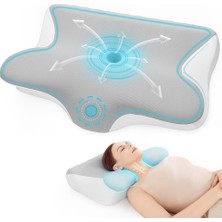 Restnature Yükseklik Ayarlı Hafızalı Köpük, Ergonomik Destek Yastığı, Yan, Sırt ve Karın Üstü Yatanlar Için