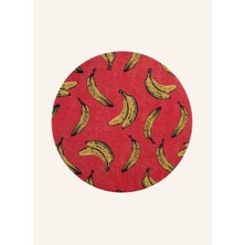 Louis De Poortere Pop Banana Kaymaz Tabanlı Modern Halı Pet Malzeme Zemin Isıtma Uyumlu