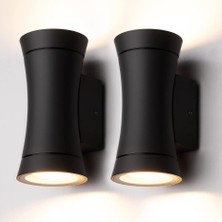 Edishine Yukarı ve Aşağı LED Duvar Lambası, IP44 Su Geçirmez, Dış Mekan Aydınlatması