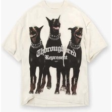 American Rag Cie 100% Pamuk Beyaz Thoroughbred T-Shirt - Erkekler Için Rahat ve Şık Seçim