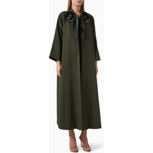 Beige Collection Şık ve Rahat Açık Ön Abaya Ile Sheila Kıyafeti Her Ortama Uygun Tasarım
