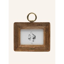 Riviera Maison Makena 20X15 Mango Ahşap Fotoğraf Çerçevesi Gold Askı Detaylı
