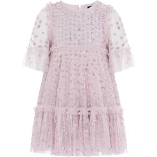 Needle & Thread Çocuklar Için Raindrop Pullu Elbise
