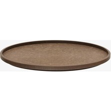 Hasami Porcelain Richlite Koyu Kahve Tepsi Kapak 220 mm Isıya Dayanıklı Modüler Tasarım