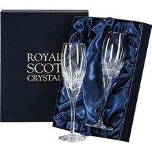 Royal Scot Crystal Iona Kadehi Seti 2'li Zarif Tasarım ve El Yapımı Kristal