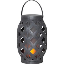 Jotex Flame Solar LED Fener Tanzende Flamme Efekti, 23 Cm, Dış Mekan, 5 Saat Işık