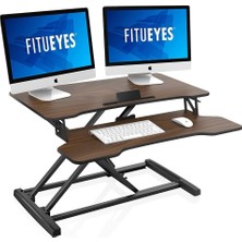 Fitueyes 32 Inç Çalışma Standı, Klavye Tepsisi Ile Masaüstü Çalışma Istasyonu Dönüştürücü