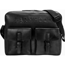 Farmhood Memphis Deri Messenger Evrak Çantası, 38 Cm, Dizüstü Bilgisayar Bölmeli, Lüks
