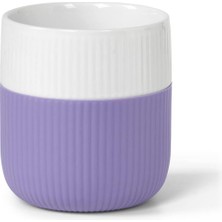 Royal Copenhagen Kontrast Becher 0,33 L, Opal Renkli Modern Porselen Kupa, Silikon Kaplamalı