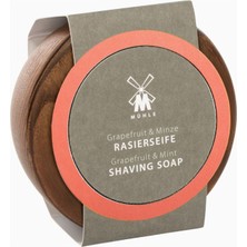 Mühle Tıraş Sabunu, Ahşap Kasede, Greyfurt, Nane ve Karabiber Aromalı