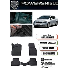 POWERSHIELD  Skoda Octavia 2013-2019 Araca Özel 5d Premium Havuzlu Oto Paspas Takımı