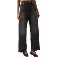 Haikure Bethany Wide-Leg Jeans, Siyah-Modern Kadın Yüksek Bel Jean