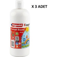 Bigpoint Parmak Boyası 500 Gram Beyaz x 3 Adet