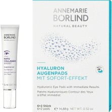 Annemarie Borlind Annemarie Börlind Göz Pedi ve Serum Seti, Hyaluron ve Kolajen Etkili, Vegan, 6x2 Ped + 5 ml Serum