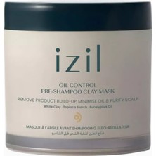 İzil Şampuan Öncesi Kil Maskesi, Yağ Kontrolü, 260 G, Sebum Dengeleyici & Arındırıcı