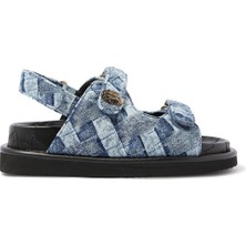 Kurt Geiger Şık ve Rahat Günlük Denim Sandalet