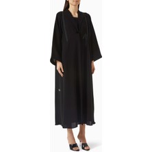 Rauaa Official Şık Boncuk Süslemeli Rahat Abaya ve Uyumlu Sheila ile Zarif Duruş