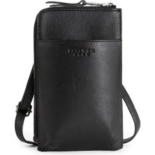 Berliner Bags Kim Deri Cep Telefonu Çantası, Küçük Crossbody, Unisex, Cüzdanlı