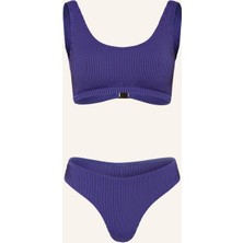 Cafe Du Cycliste Jasmın Çizgili Bustier Bikini Takımı