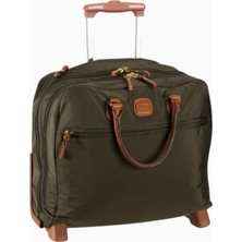 Bric's Milano X-Travel Oliva Pilotenkoffer Şık Italyan Tasarımı, Laptop Bölmeli Seyahat Çantası