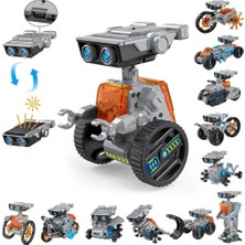 Acelife Güneş Enerjili Robot, 12'si 1 Arada Stem Oyuncağı, 8-12 Yaş Arası Çocuklar Için