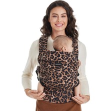Momcozy Ergonomik Bebek Taşıyıcı, Hafif ve Konforlu, 3-20 Kg, Eller Serbest Ebeveynlik Için Ideal Leopar