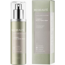 M2 Beaute M2 Beauté Ultra Pure Solutions C Vitamini Yüz Nano Spreyi, Alkolsüz ve Parabensiz