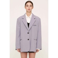 American Rag Cie Bronte Oversized Blazer - Lilac Renk, Modern ve Konforlu Şıklık