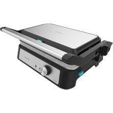 Cecotec Rockn Grill 1500W Elektrikli Izgara Taş Kaplama 180 Açılır Plaka
