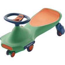 Baby Care Wiggle Ride-On Araba Nyokiroad, LED Farlı, Müzikli Sessiz Sürüş Arabası