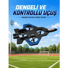 Epilons Savaş Uçağı Tasarımlı Drone 2.4g Uzaktan Kumandalı 360° Takla Jiroskop Tek Tuş Kalkış Iniş